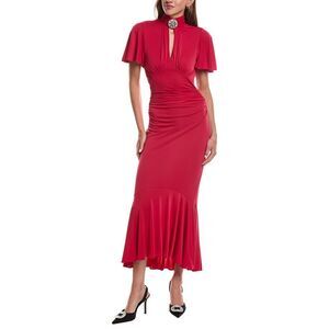 Cinq À Sept Womens  Rosita Midi Dress, Red